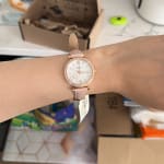 Carlie Three-Hand Blush LiteHide™ Leather Watch - ES5268 - Fossil