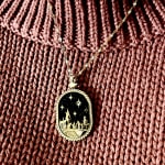 Limited Edition Harry Potter™ Hogwarts™ Castle Gold-Tone Stainless Steel  Chain Necklace - JF04303710 - Fossil