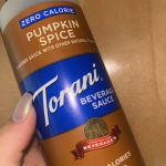 Torani Zero Calorie Pumpkin Beverage Sauce
