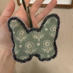 Beaded Wool Bee Ornament