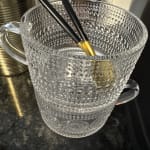 Black And Gold Shay Cocktail Spoon Set Of 2