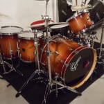 Road Runner Drum Rug With Weighted Corners