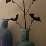 Distressed White Metal Ghosts Wreath