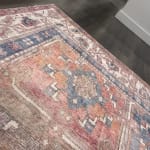 Tangier Multicolor Diamond Tapestry Moroccan Style Area Rug