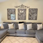 White And Black Rice Paper Leaf Shadow Box Wall Art - World Market