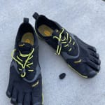 V Run Men s Black Yellow Man Vibram