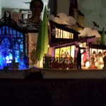 Laser Cut Wood Mausoleum Graveyard LED Light Up Decor
