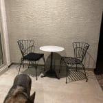 Cadiz Black Metal Outdoor Stacking Chair