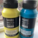 Liquitex Basics Acrylic Fluid Paint - Cadmium Yellow Deep Hue, 118 ml