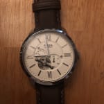 Townsman Automatic Brown Leather Watch 
