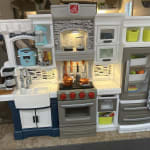 Step 2 Step2 Elegant Edge Play Kitchen Large Kids Kitchen Playset with Real Lights Sounds Over 70 Pc Play Food Toy