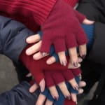 Possum Open Finger Gloves : David Morgan