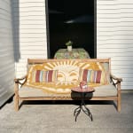 Mendocino Teak Wood Outdoor Daybed - World Market