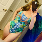 Bondi One-Piece Swimsuit - Sunset Palm