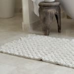 Oversized White Woven Bath Mat by World Market