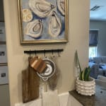 Blue Oysters Framed Canvas Wall Art