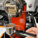 IMUSA USA GAU-18215 - Cafetera eléctrica para café espresso y capuchino (4  tazas, color plateado)