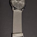 Minimalist Chronograph Stainless Steel Mesh Watch - FS5944 - Watch