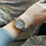 Georgia Smoke Leather Watch - ES3077 
