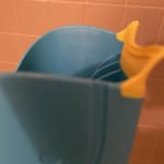 This rinsing cup works for the whole family!!