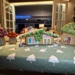 Holiday Movie Theater Pre Built Gingerbread Kit - World Market