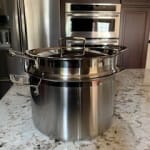 Le Creuset Tri-Ply Stainless Steel Pasta Pot with Insert, 7.5 Quart