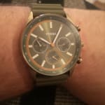 Sullivan multifunction olive green silicone watch clearance