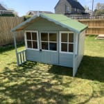 shire 6 x 5ft pixie wooden playhouse with veranda
