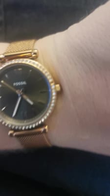 Rose Gold-Tone Stainless Steel Mesh 